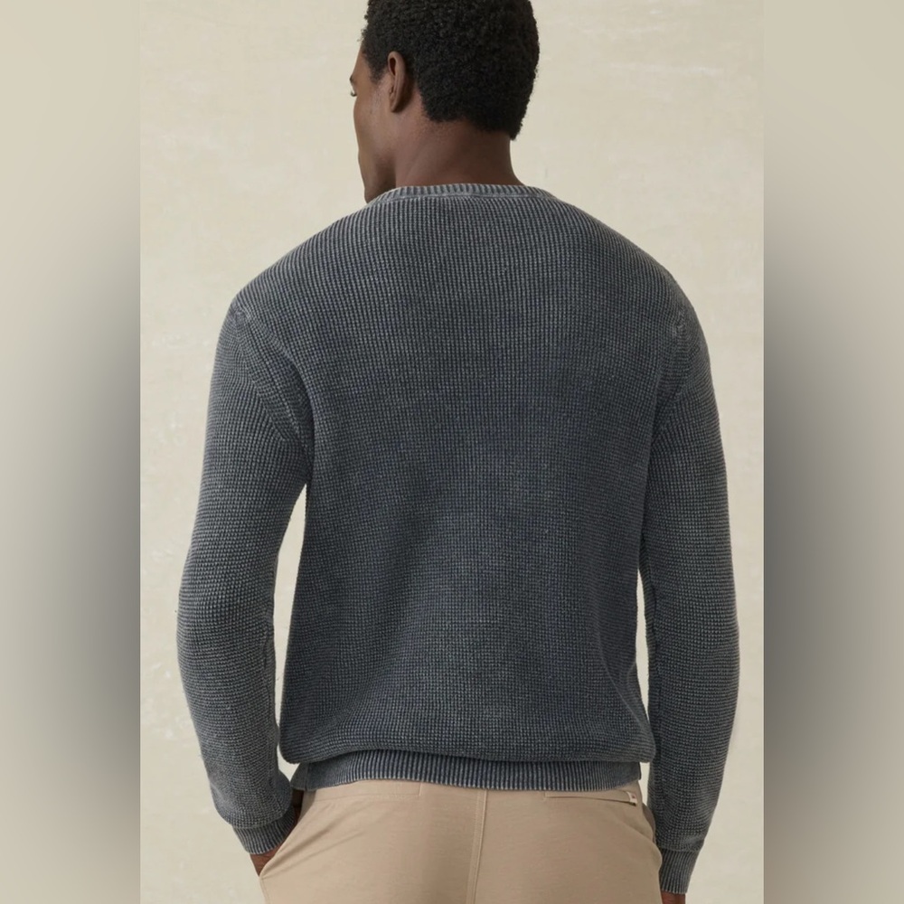 Sunwashed Crewneck Sweater - Faded Black - Picture 2 of 8